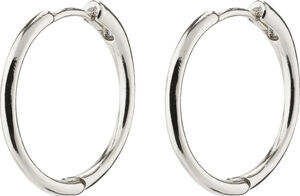 EANNA medium hoops silver-plated