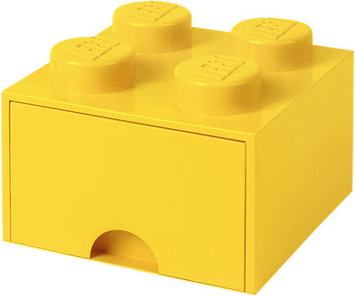 LEGO BRICK DRAWER 4 - YELLOW