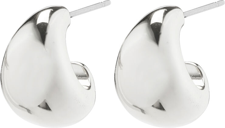 ALEXANE chunky mini hoop earrings silver-plated