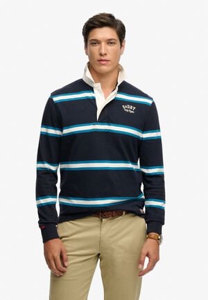 VINTAGE ATHLETIC STRIPE RUGBY