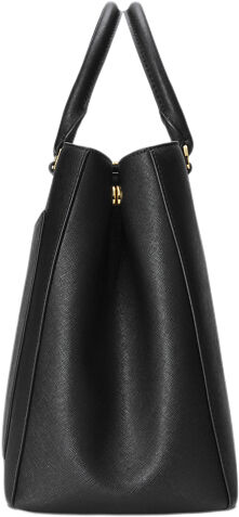 Crosshatch Leather Large Hanna Satchel