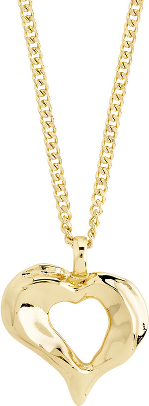 TIDE heart necklace gold-plated