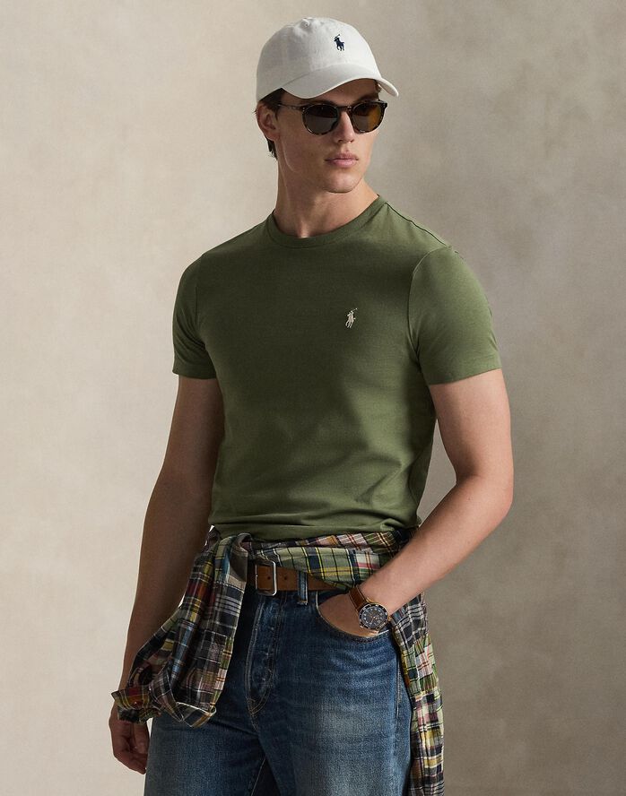 Custom Slim-Fit Jersey Crewneck T-Shirt