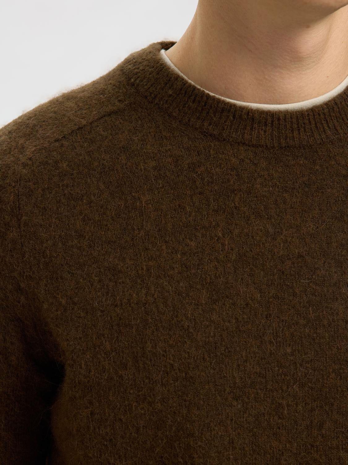 Slhrai Ls Knit Crew Neck Noos