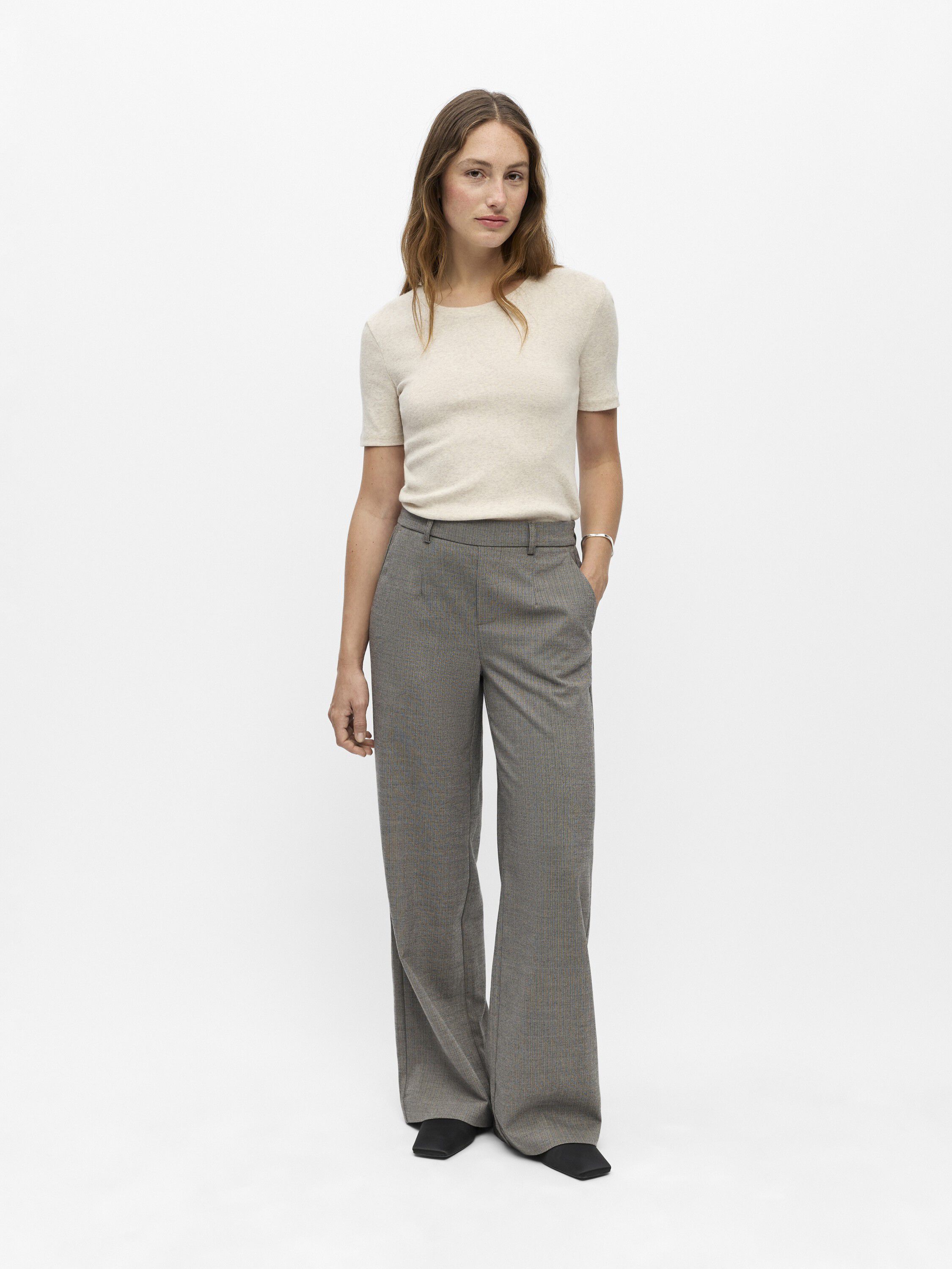 Objlisa Wide Pant Aop Noos