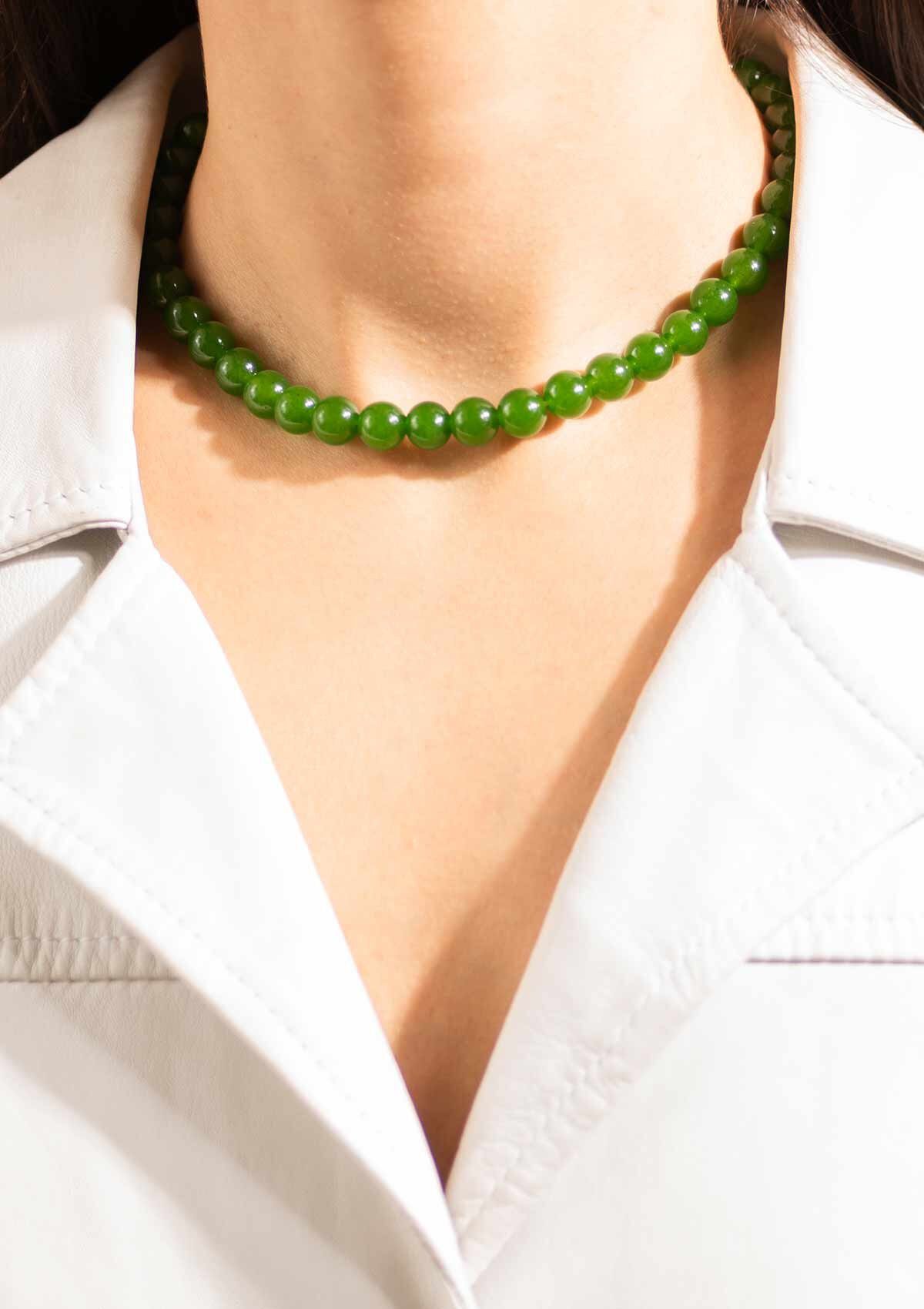 CANDY CORAL LUCID GREEN M HALSK&AElig;DE