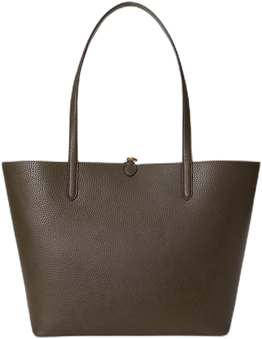 Faux-Leather Large Reversible Tote Bag