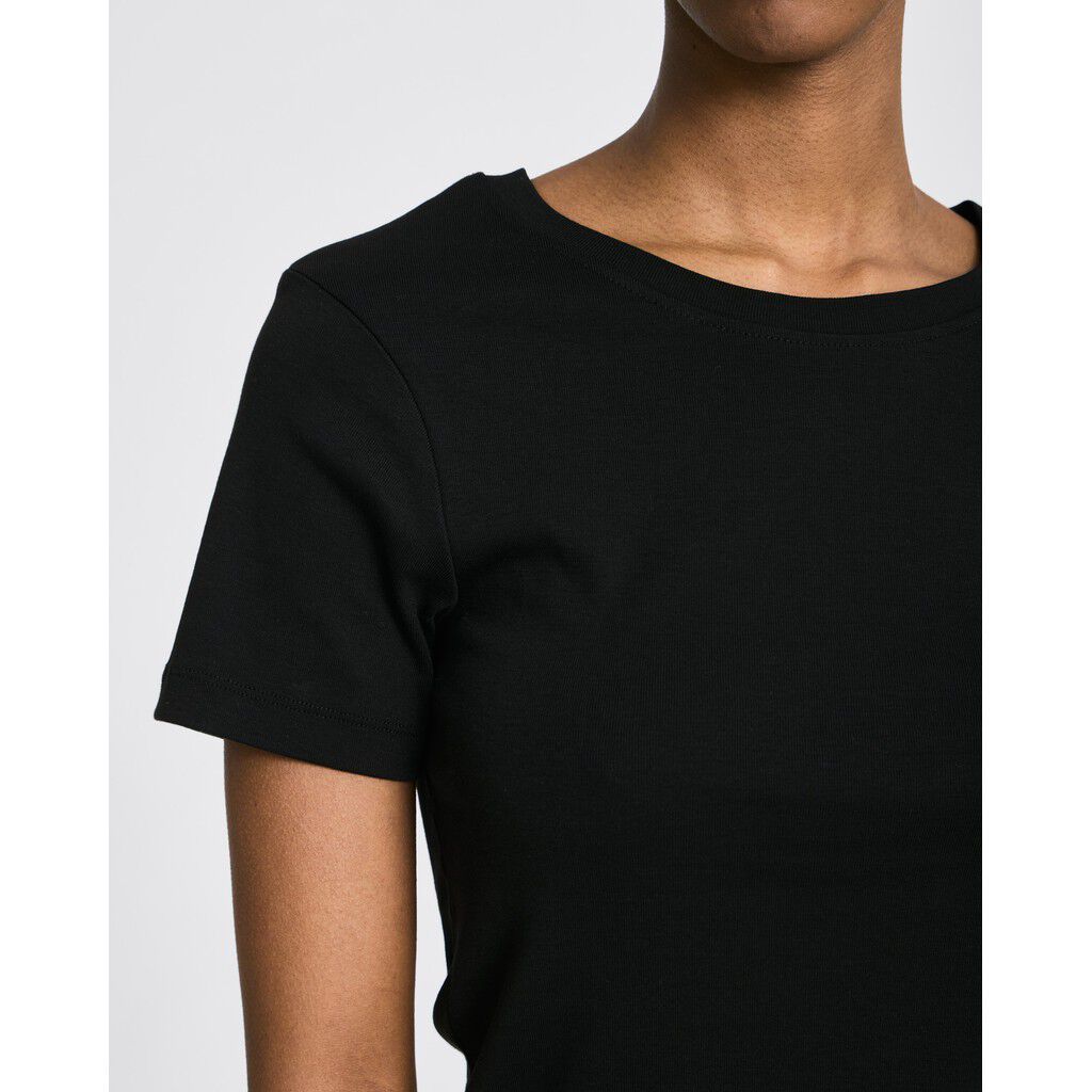 Trille Cotton Top 1x1 Rib Tee GOTS