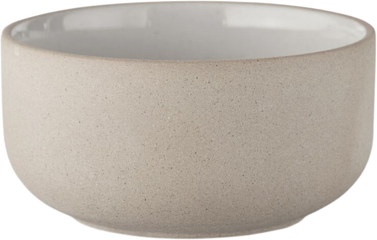 BOWL, MEDIUM, 2 PCS, GLAY SAND, GLAZE LIGHT GREY, 12565SG