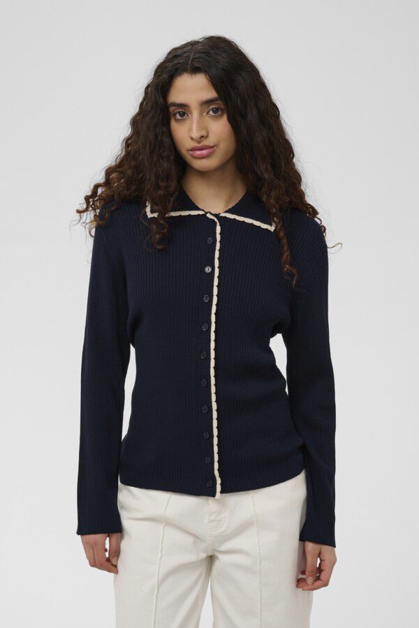 SLLysandra Loose Polo Cardigan