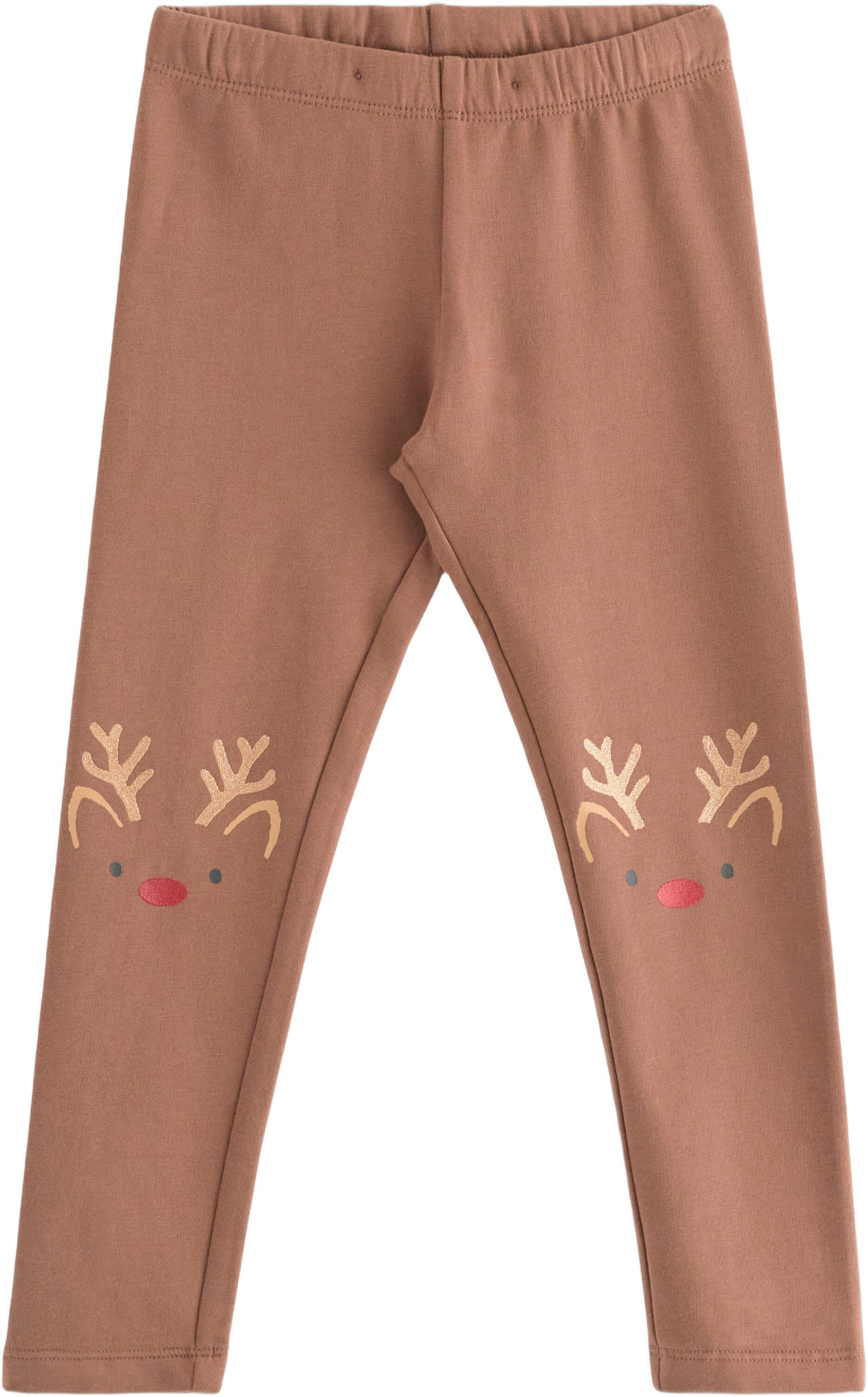 Myke leggings med b&oslash;rstet innside o