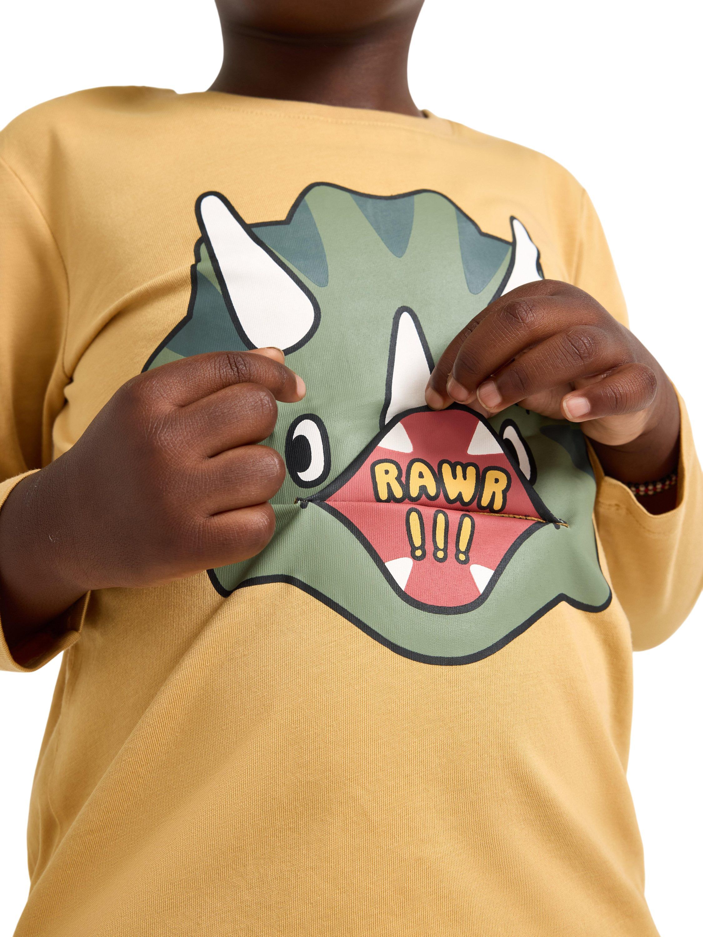 T-shirt in soft cotton with a fun p