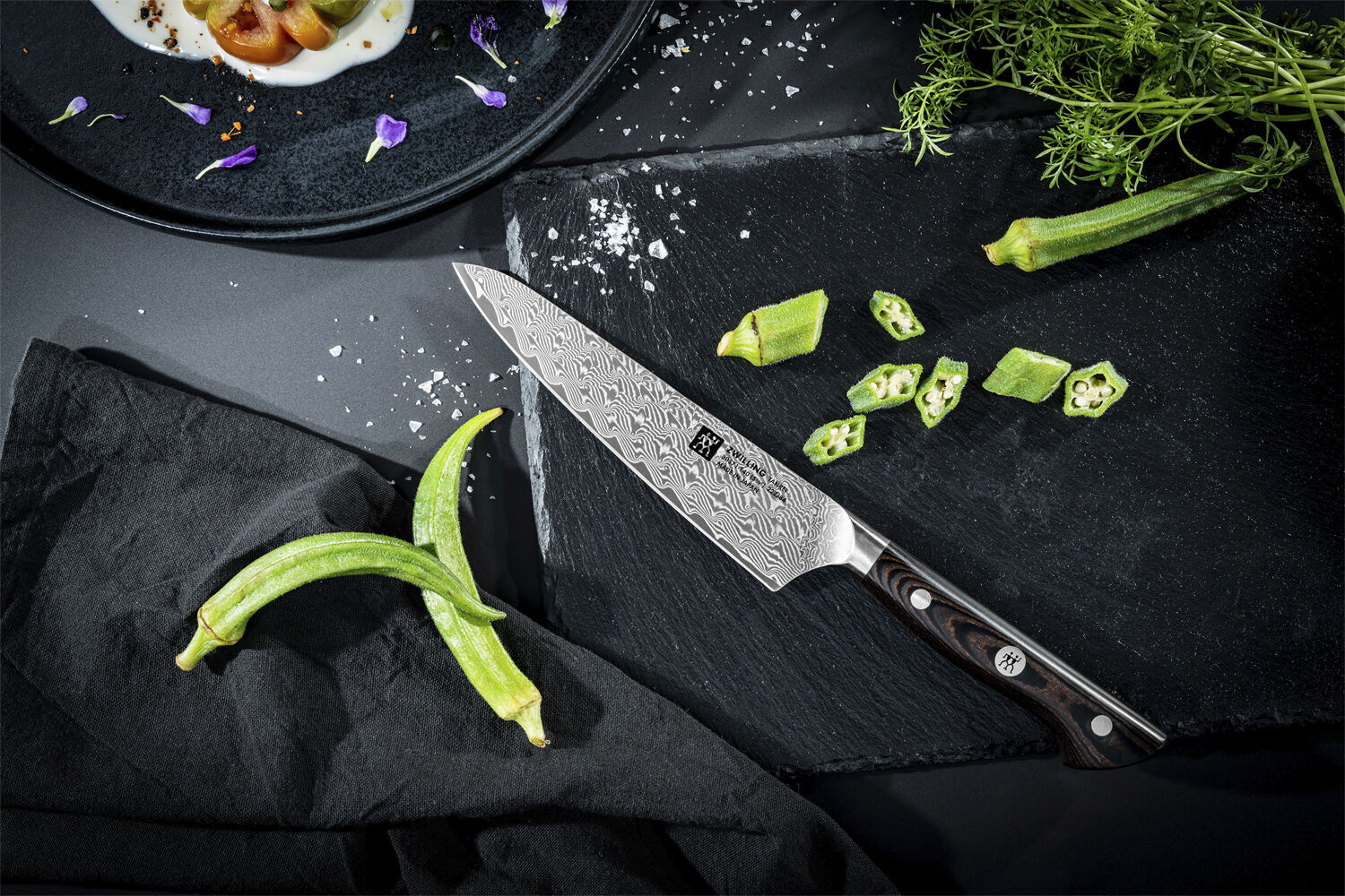 Tanrei Kompakt kockkniv 140 Fin egg