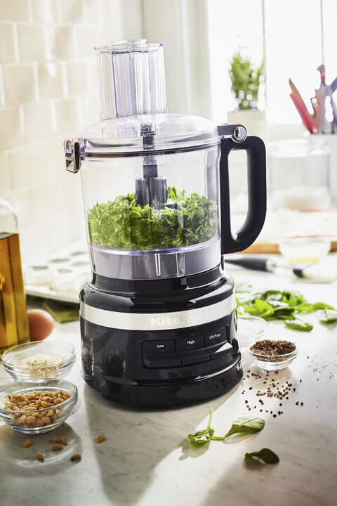 7 Cup foodprocessor matt svart 1,7 liter L19,5cm B