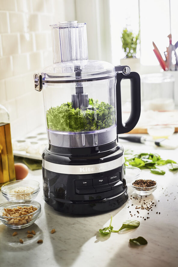 7 Cup foodprocessor matt svart 1,7 liter L19,5cm B