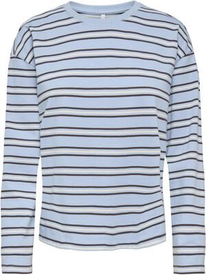 ONLNEW SOPH L/S O-NECK TOP BOX JRS