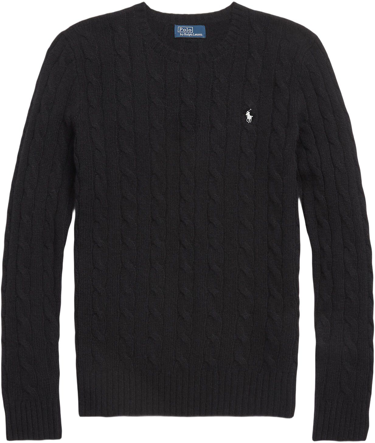 Cable Wool-Cashmere Crewneck Sweater