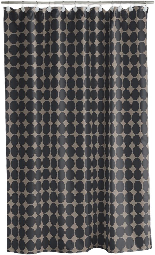Duschdraperi 180x220 Bubbles Taupe
