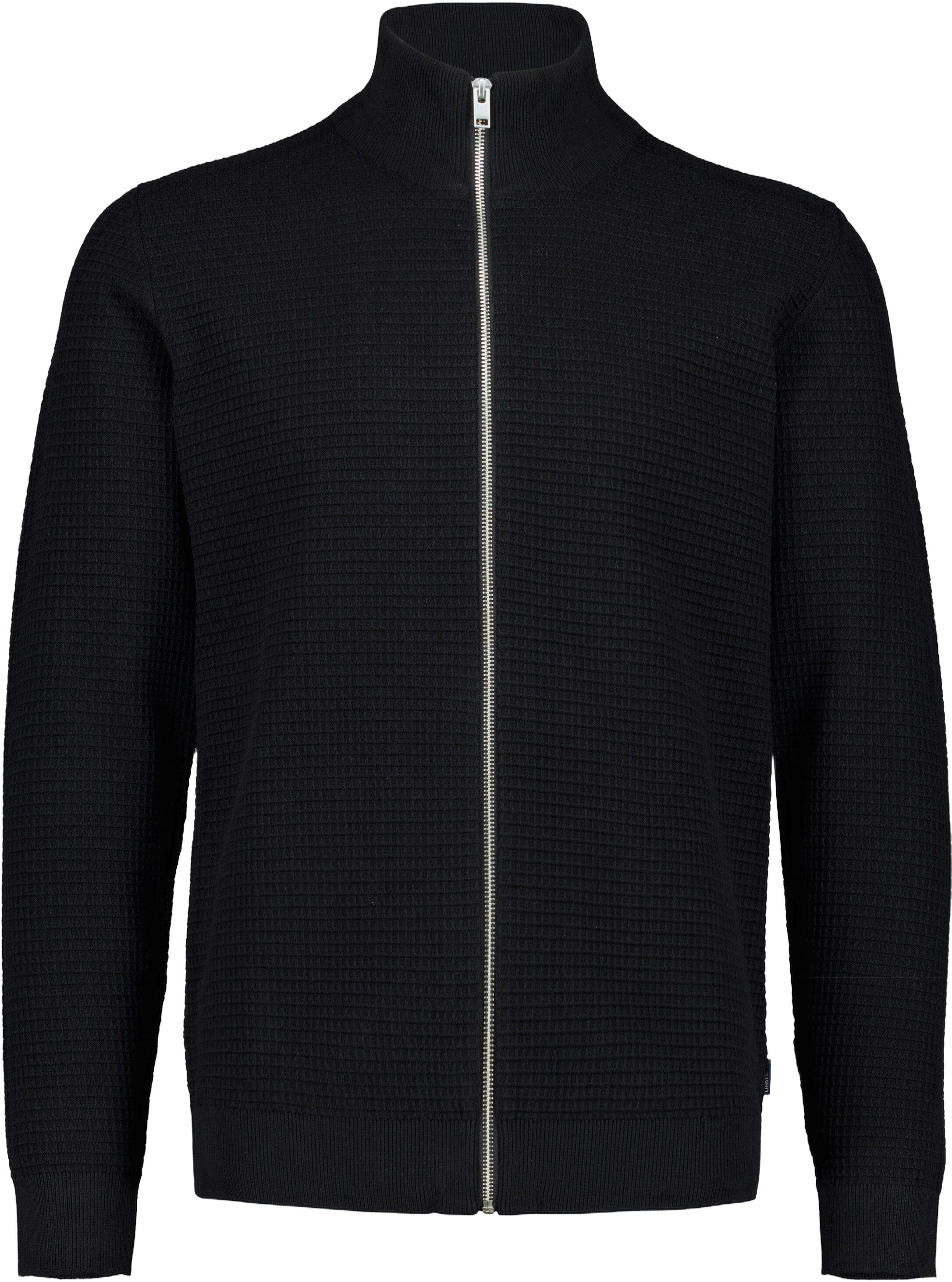 Knitted zip cardigan
