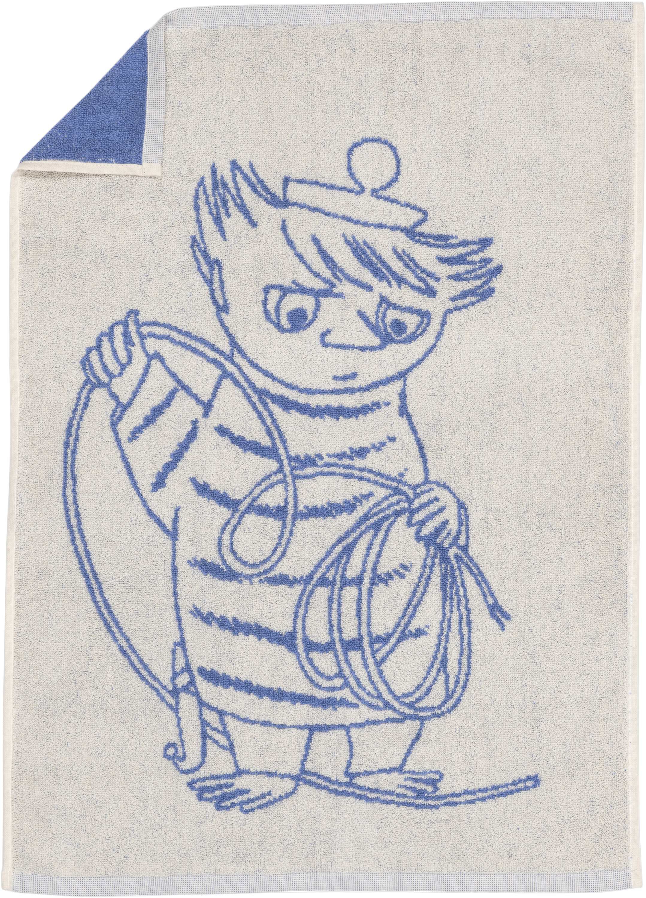 Moomin h&aring;ndkl&aelig;de 50x70 bl&aring;