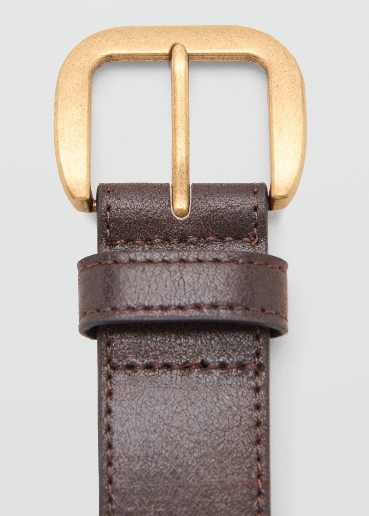 Square buckle belt