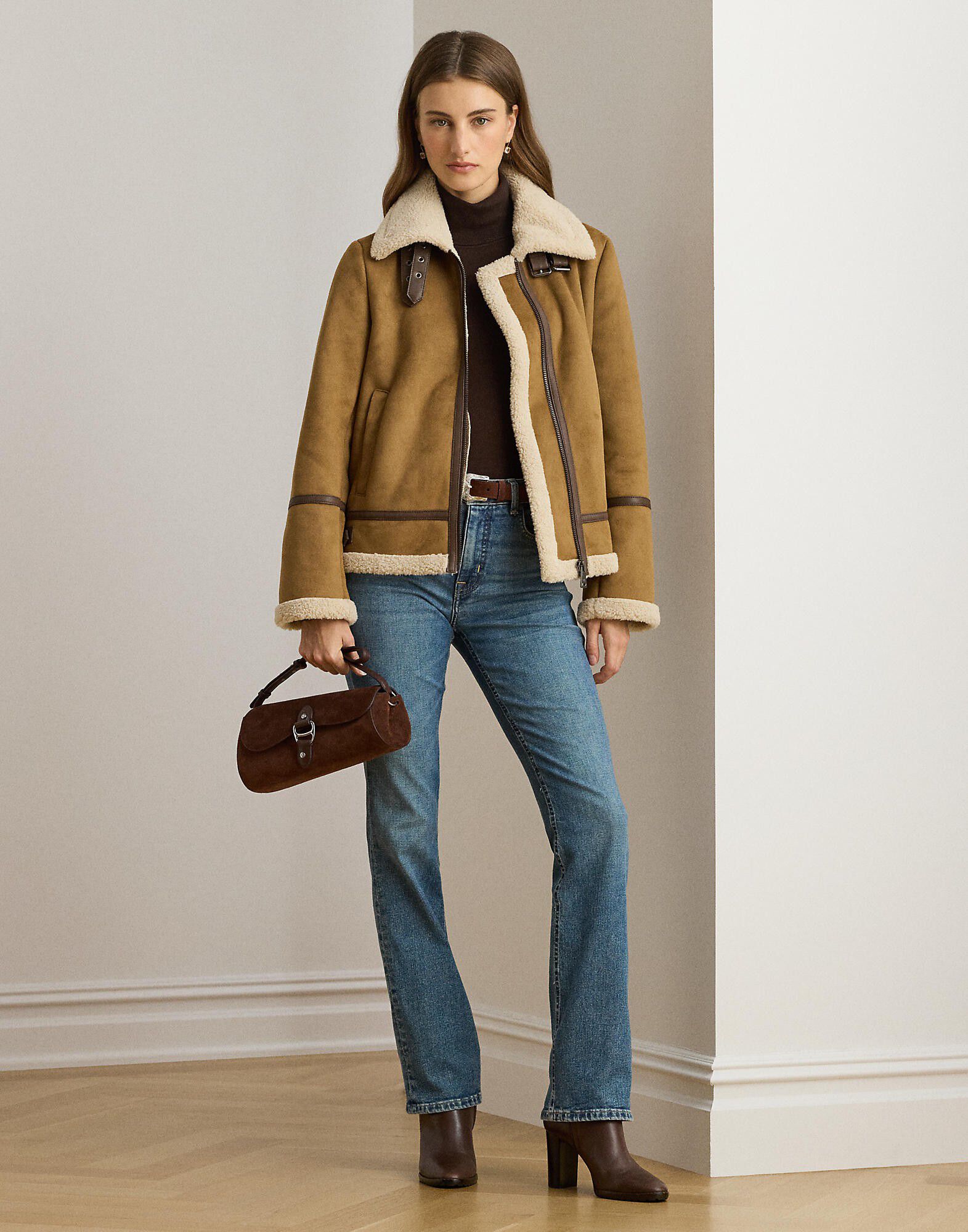 FAUX SHEARLING-FX SHEA SB ZIPFR 24