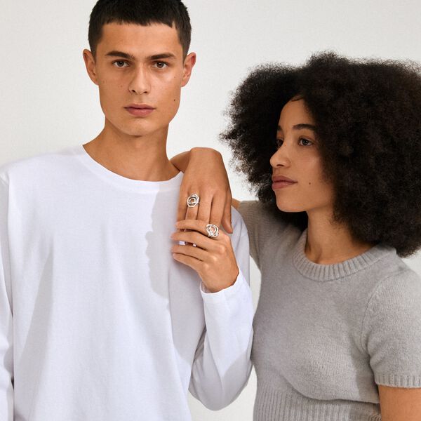 DIEGO ring silver-plated