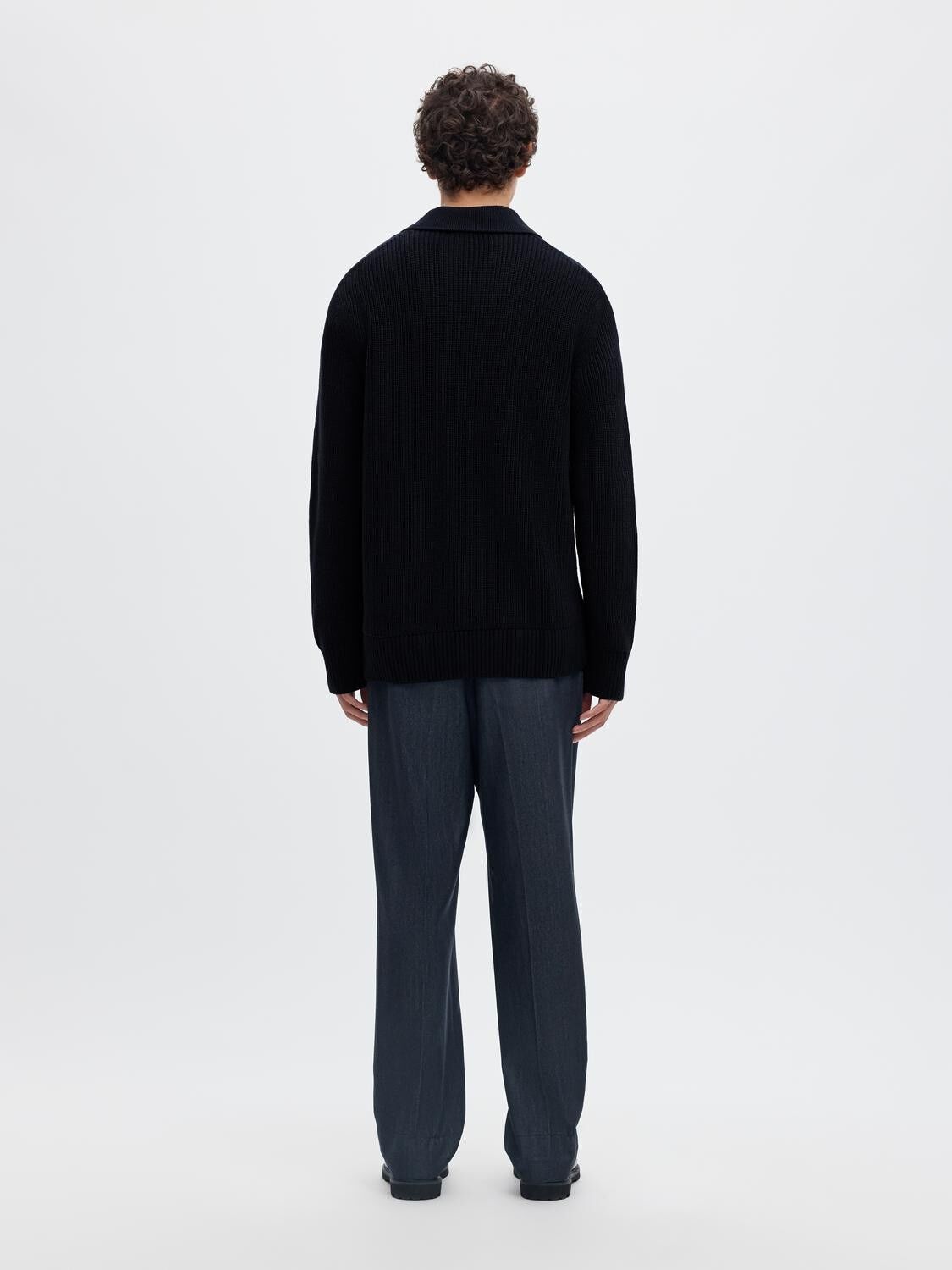 Slmpim Ls Knit Polo Camp