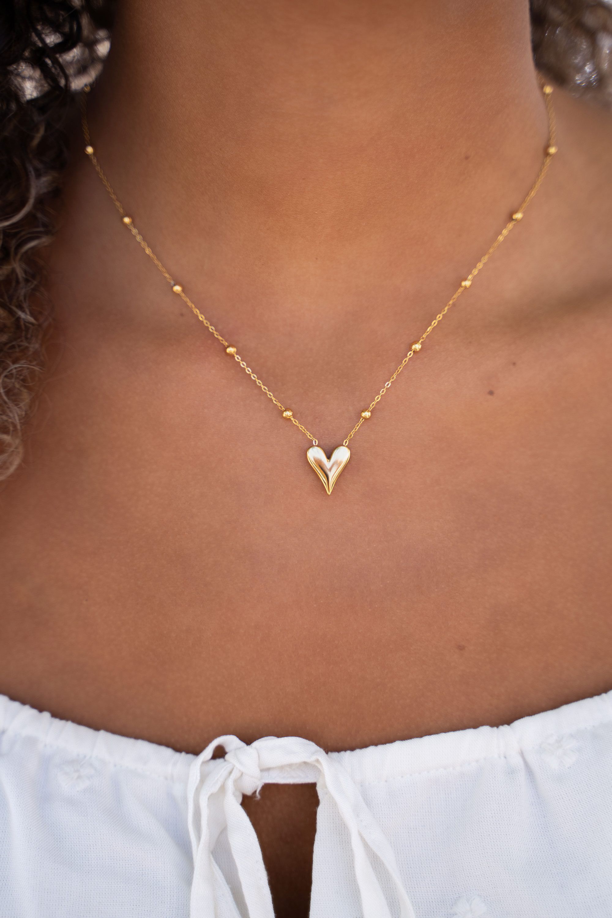 Necklace heart