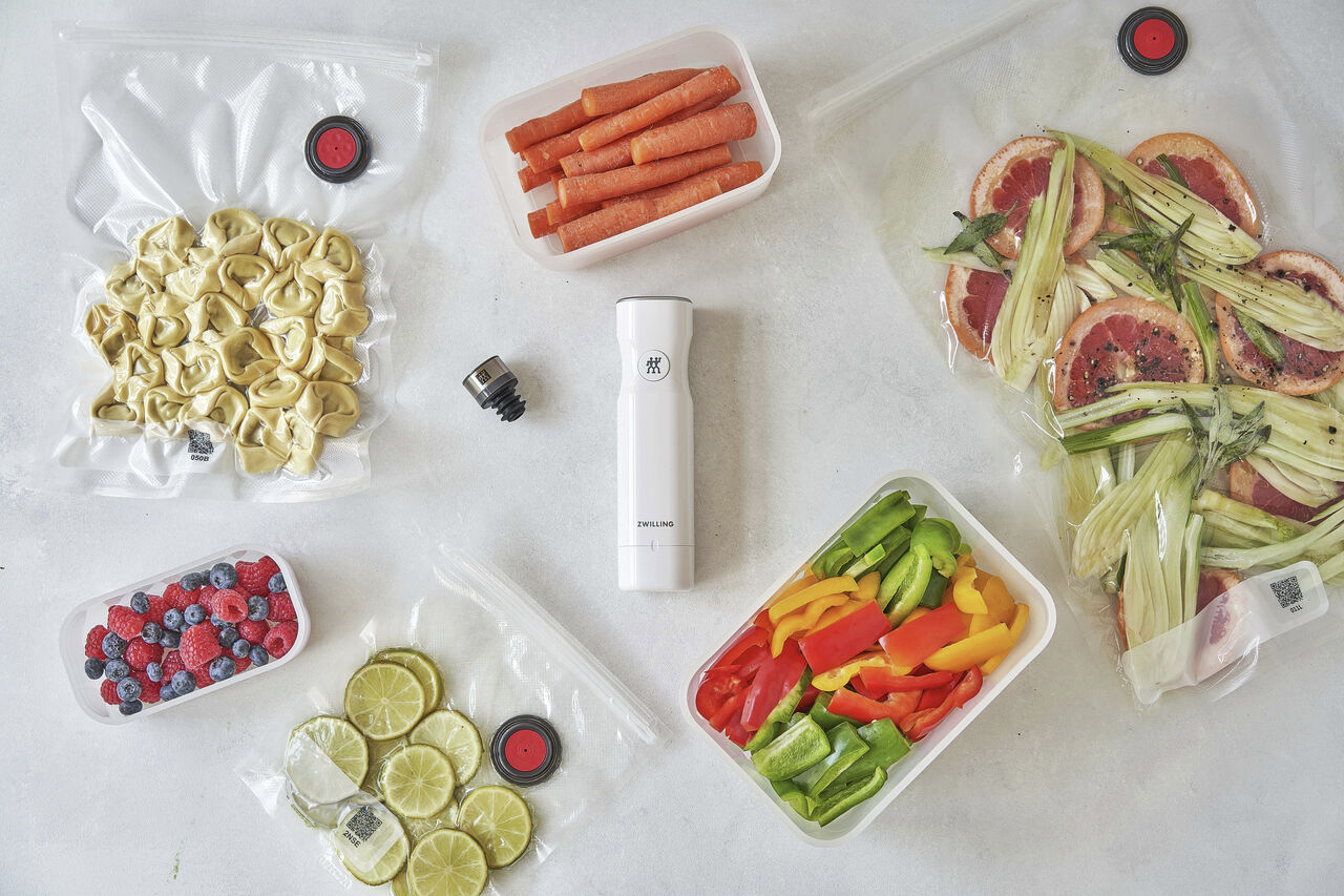 Fresh & Save Vak. start set plast_M/L Vit 7-st