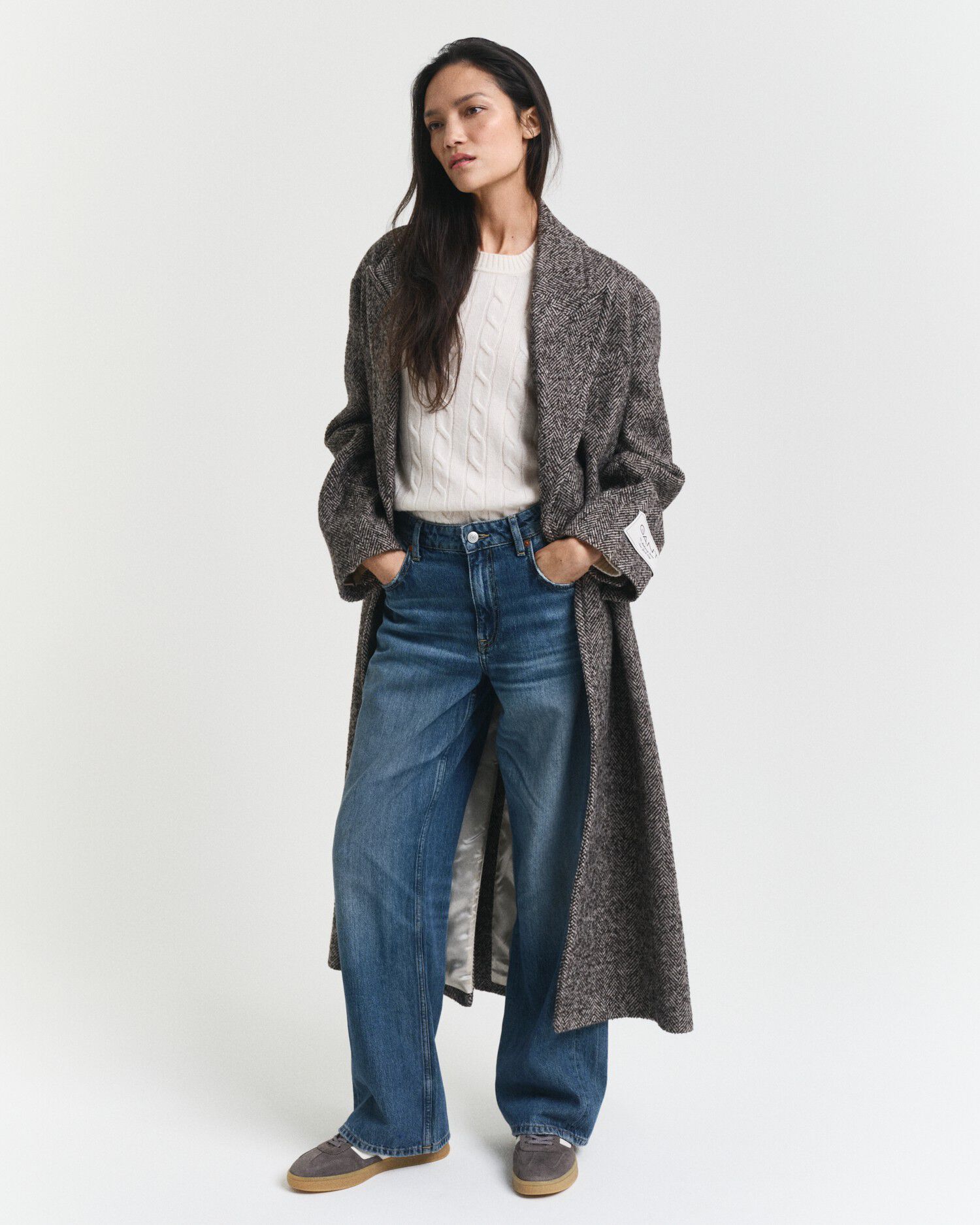 LAMBSWOOL CABLE C-NECK