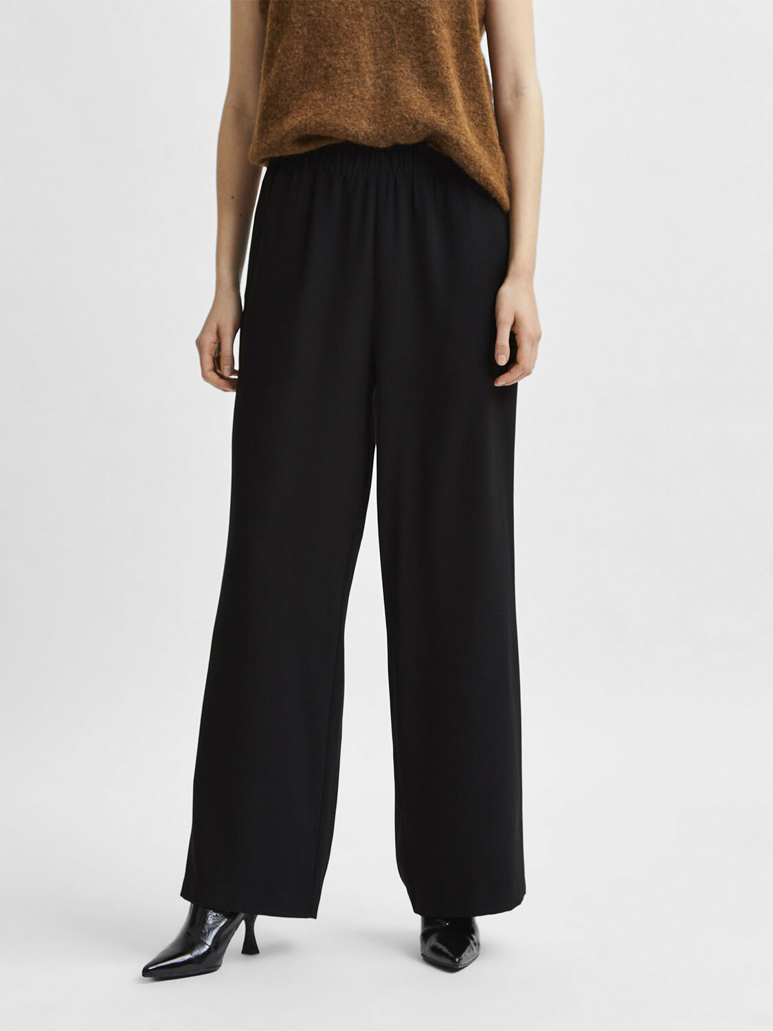 Slftinni-Relaxed Mw Wide Pant N Noos