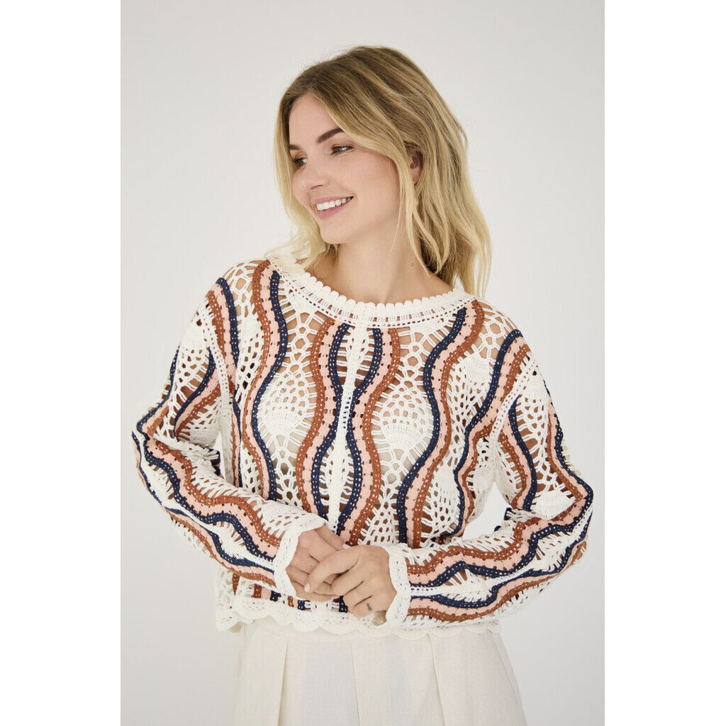 California crochet blouse