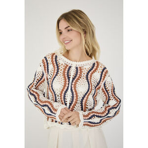 California crochet blouse