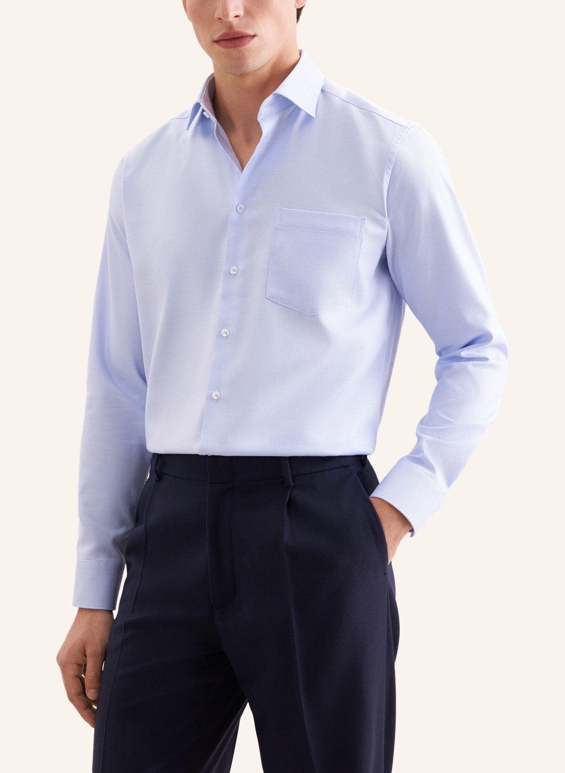 Business shirt Regular 1/1 Kent-Collar Structure