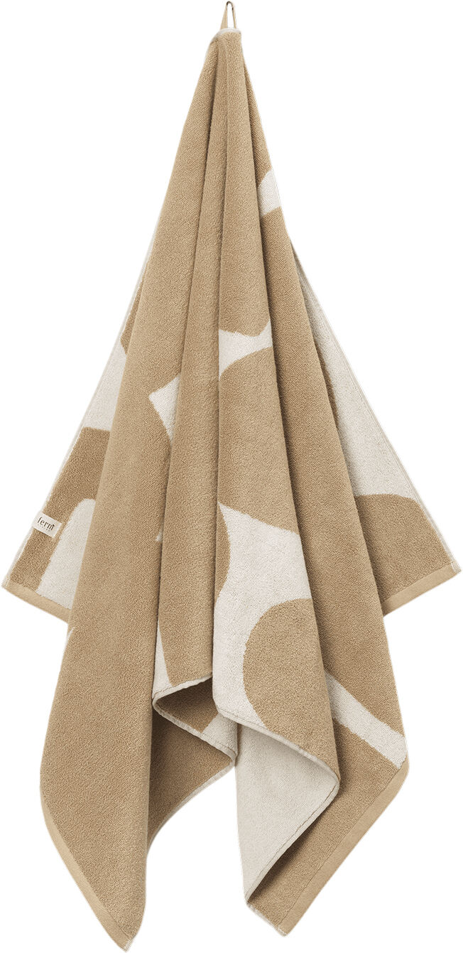 Ebb Bath Towel - Sand/Off-white