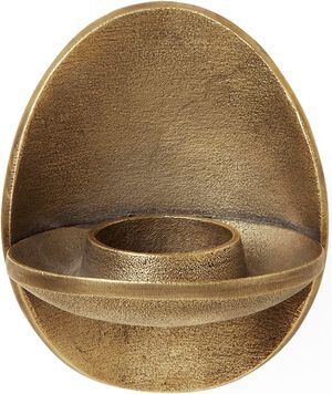 Agapé Wall Tealight Holder - Brass finish