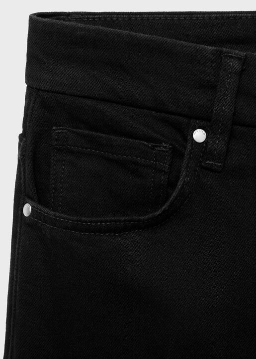 Violet flared high-rise jeans