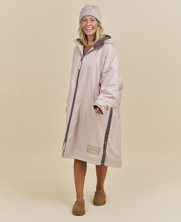 Cartel x Monday Bliss Winterswim Changing Robe - Sand