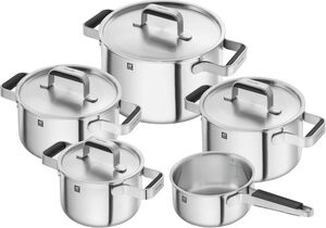 Pure Kastrull & stekpanna set, 5-st, 18/10 Rostfritt st&aring;l