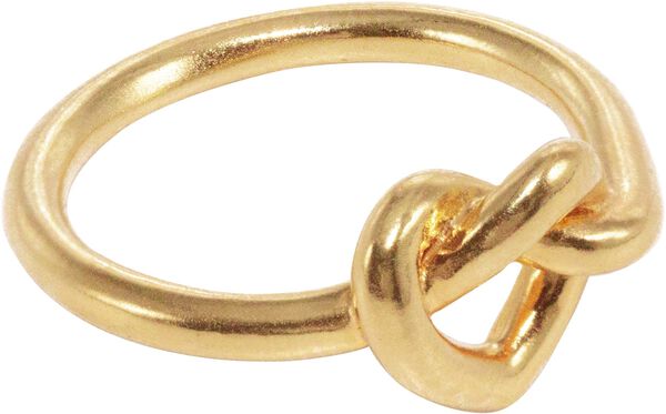 Tied Heart Ring