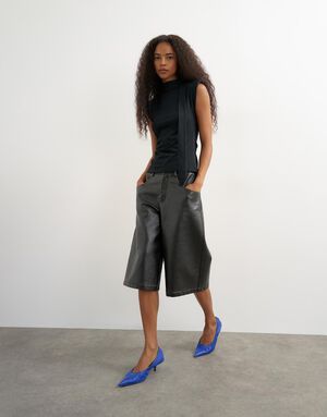 TSBENDA S/S SCARF TANK TOP JRS
