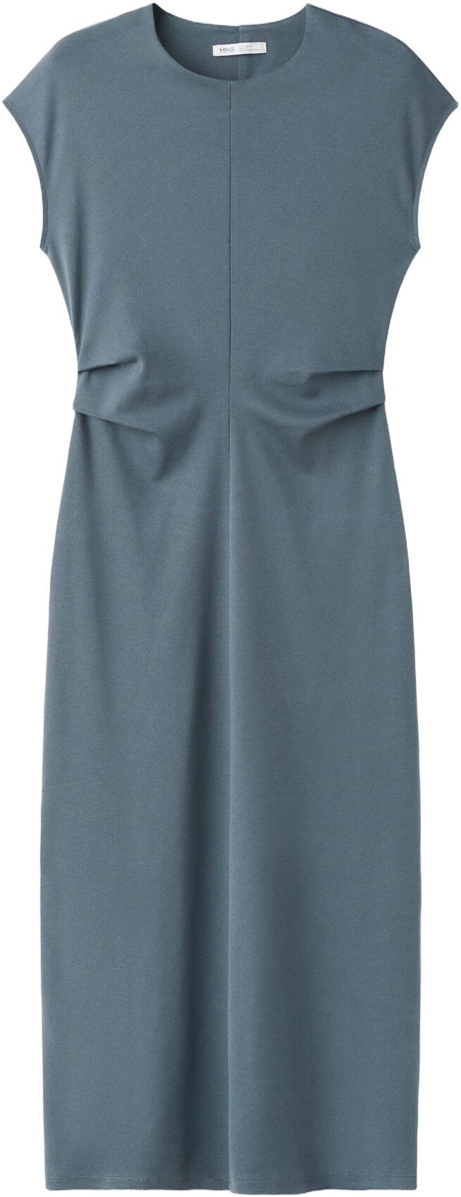Midi-dress with draped detail