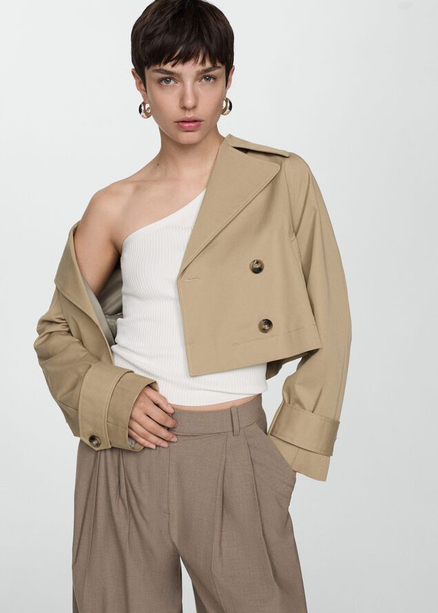 Knit asymmetric top