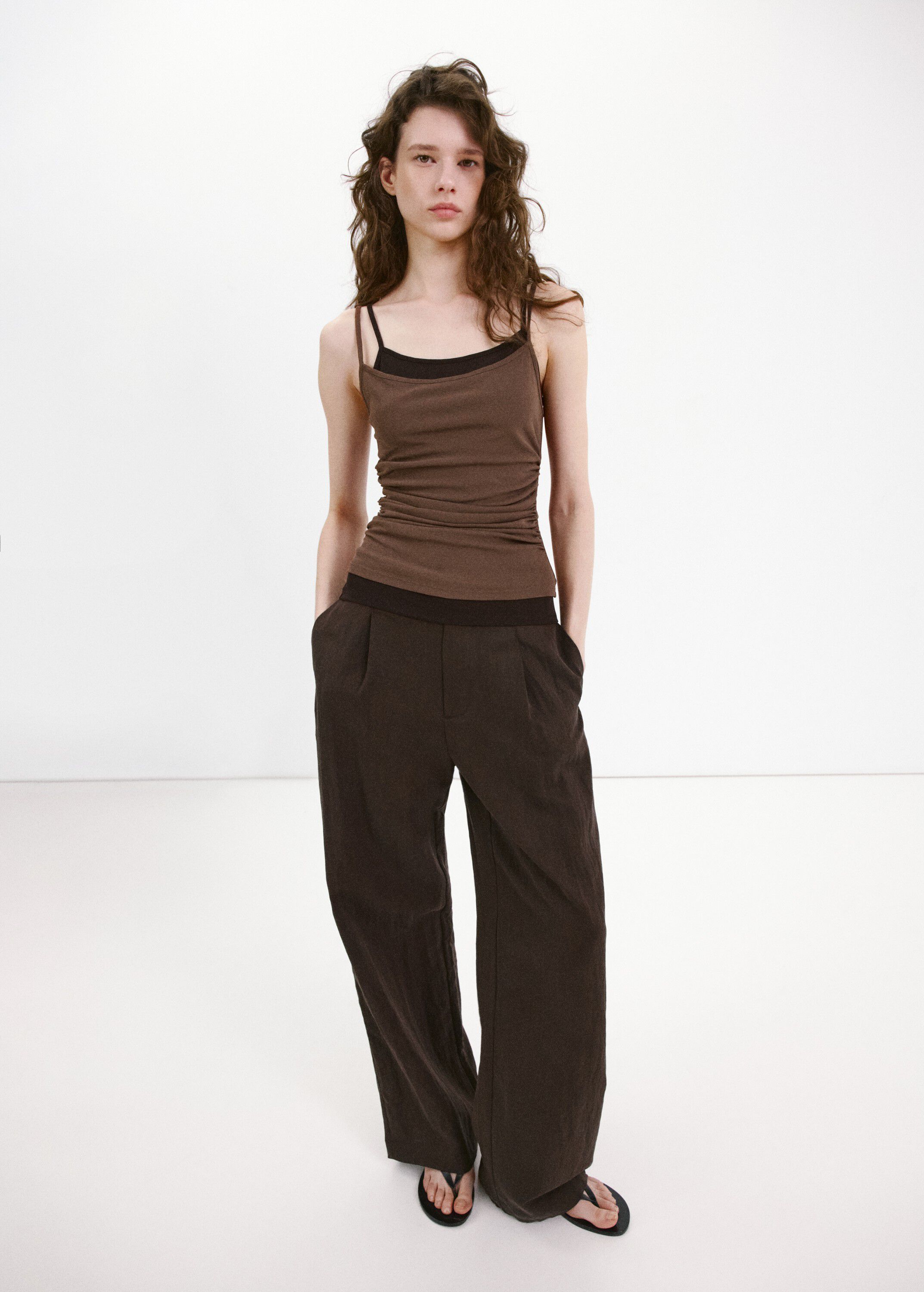 Double draped top