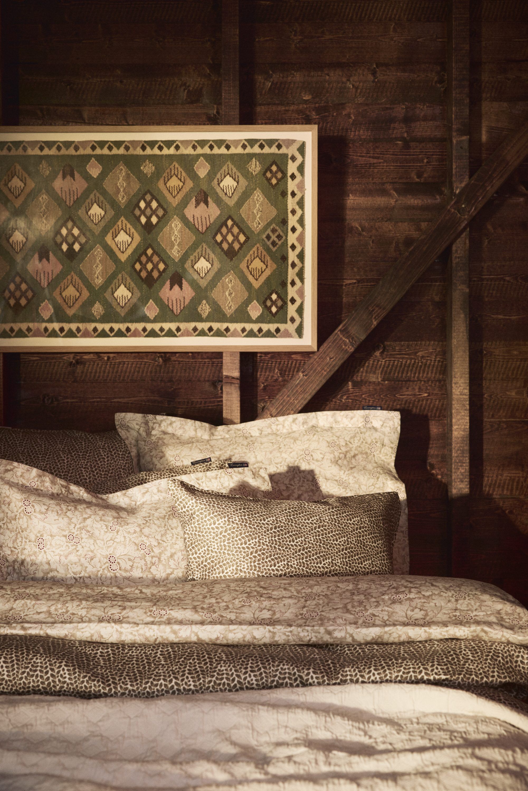 Leaf Vines Printed Cotton Sateen Bed Set