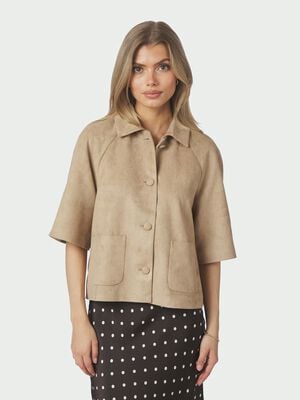 Editta Faux Suede Jacket