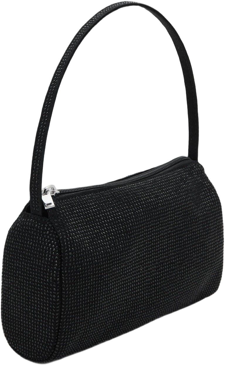 Handbag with rhinestones