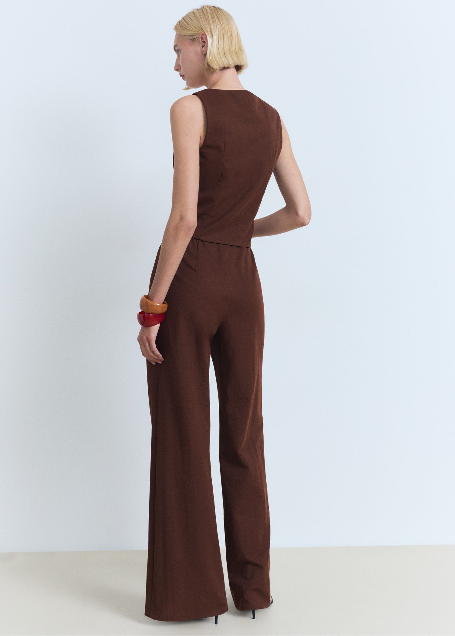 Flowy straight-fit trousers