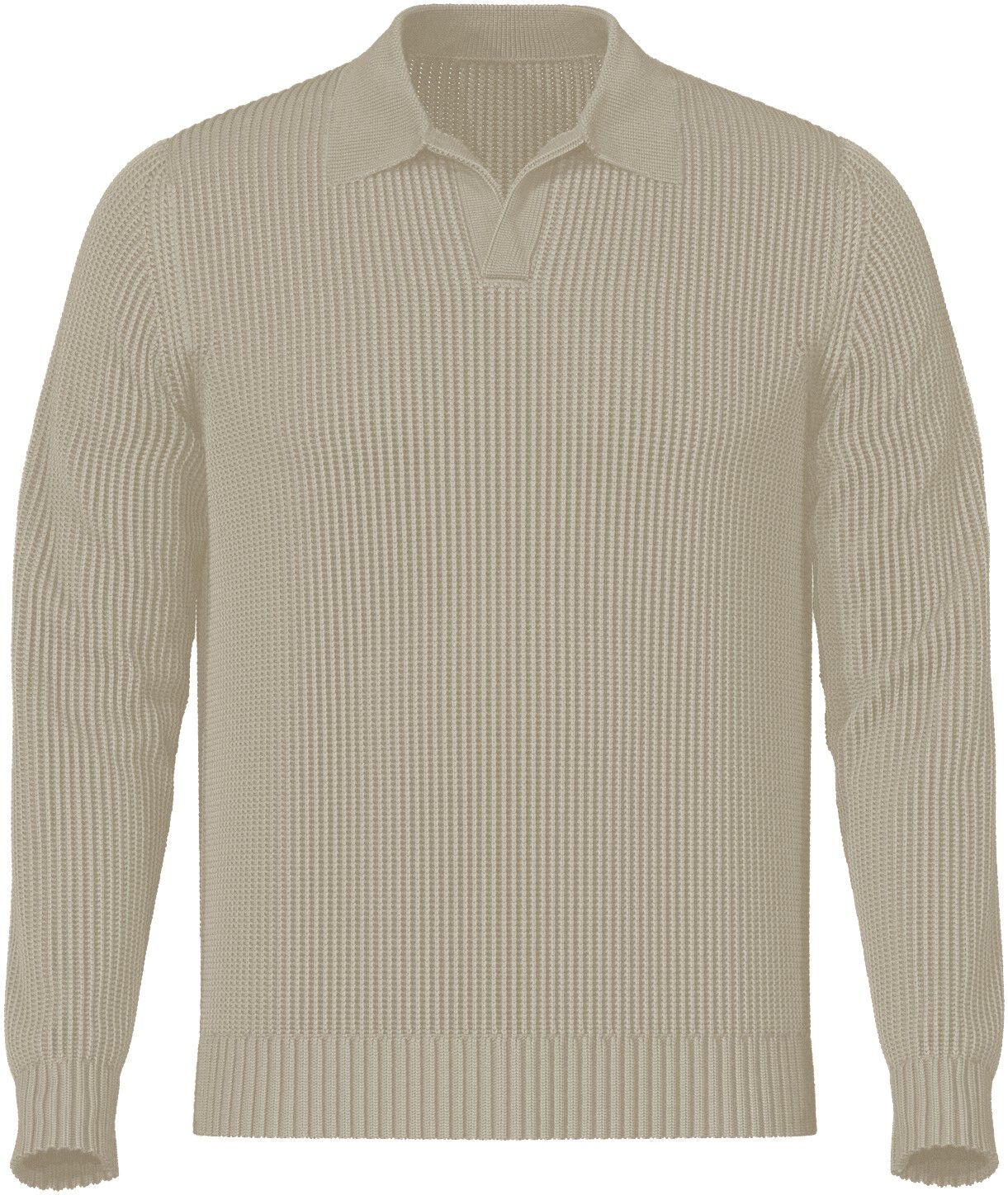 SLHDRY LS KNIT RELAXED OPEN POLO